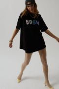 Sırt Ve Ön Baskılı Oversize T-Shirt resmi